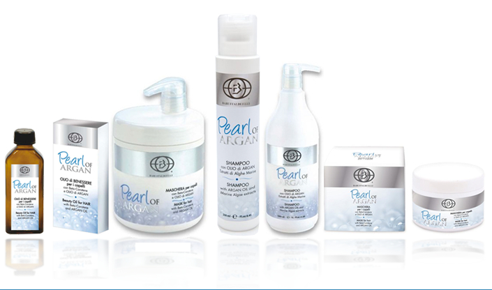 prodotti per la cura dei capelli pearl of argan
